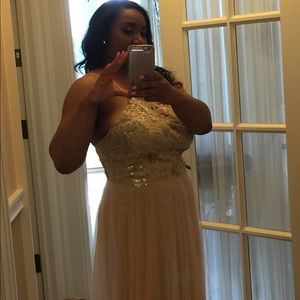 Watters & Watters Brides Maid Dress Size 16 Blush